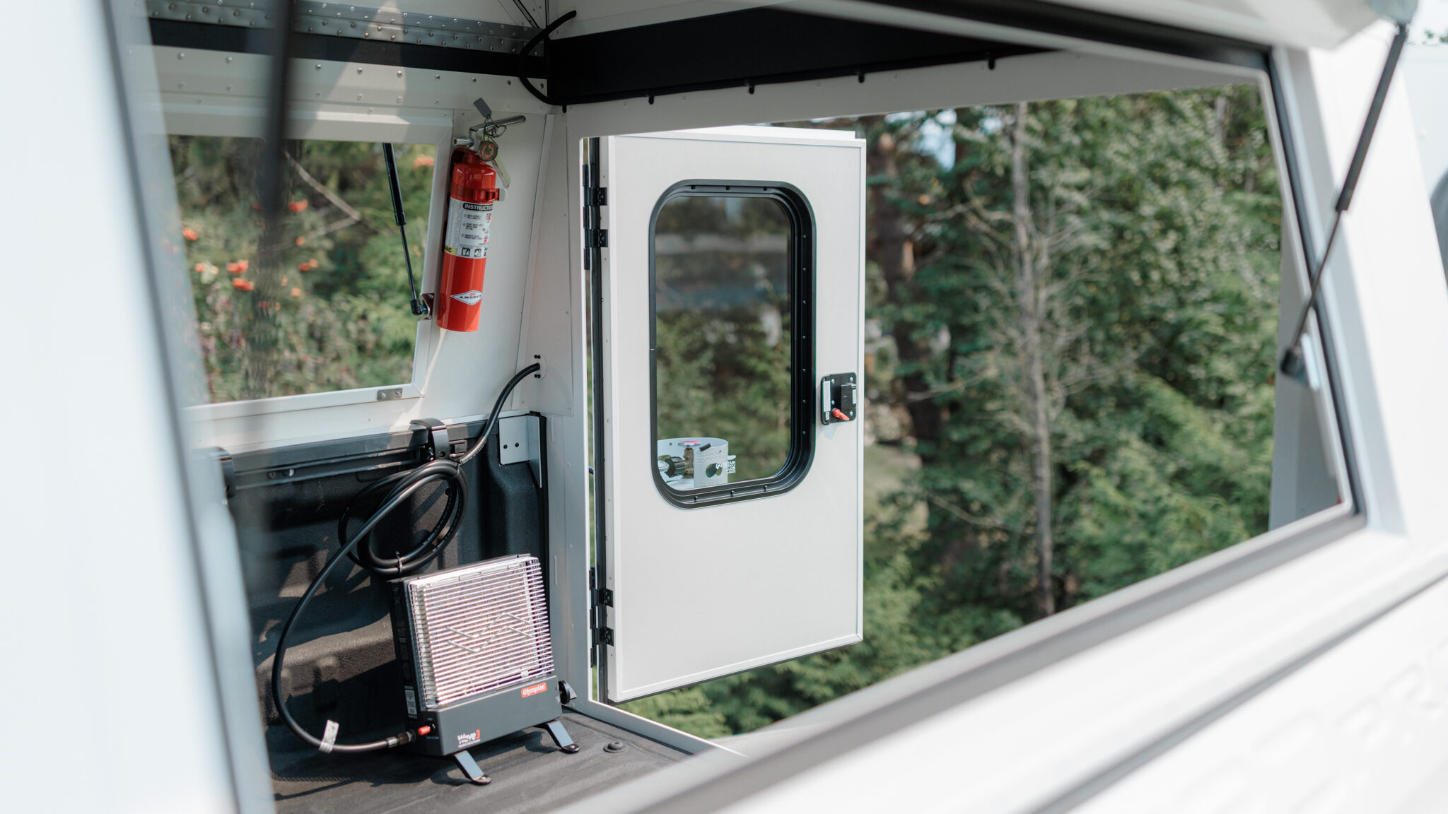 Hiatus Camper heating system and propane setup for cold-weather use