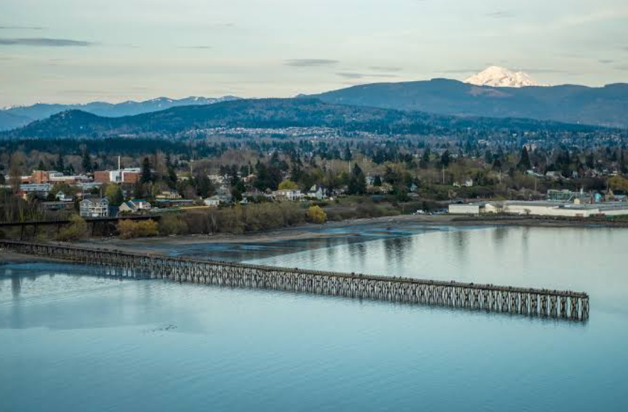 Little Squalicum Pier in Bellingham Washington, where you can walk to from Hiatus Shop